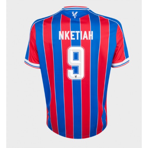 Maglia Calcio Crystal Palace Eddie Nketiah #9 Prima Divisa 2025-26 Manica Corta